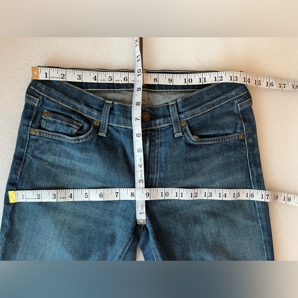 GUC 7 for All Mankind Bootcut Blue Jeans Size 28 - Picture 4 of 9